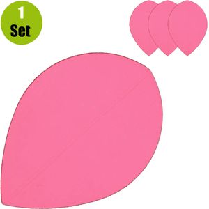 Poly Plain Pear Fluor Roze