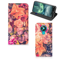 Nokia 3.4 Smart Cover Bosje Bloemen - thumbnail