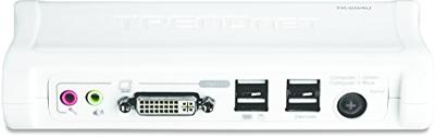 Trendnet TK-204UK - 2 PORT DVI / USB KVM SWITCH KIT - W. AUDIO INCLUDE 2 X KVM CABLES IN