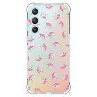 Doorzichtige Silicone Hoesje voor Samsung Galaxy S23 FE Unicorns - thumbnail