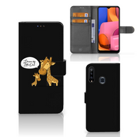 Samsung Galaxy A20s Leuk Hoesje Giraffe