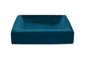 Bia bed royal fluweel hoes voor hondenmand petrol bia-60 70x60x15 cm