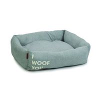 Beeztees ligbed Woof You - grijs - 80x70x22 cm
