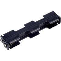 TRU COMPONENTS BH342-1B Batterijhouder 4 AA (penlite) Drukknopaansluiting - thumbnail