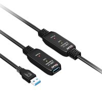 club3D USB-kabel USB 3.2 Gen1 (USB 3.0 / USB 3.1 Gen1) 10.00 m Zwart CAC-1405 - thumbnail