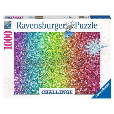 Ravensburger Puzzel Challenge Glitter 1000 Stukjes Ravensburger Puzzel Challenge Glitter 1000 Stukjes