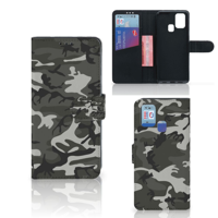 Samsung Galaxy M31 Telefoon Hoesje Army Light