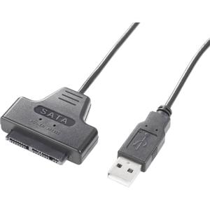 Renkforce USB 2.0 Adapterkabel [1x USB-A 2.0 stekker - 1x Micro-SATA-combistekker 9+7-polig] 0.48 m