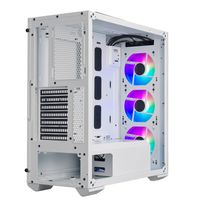 Cooler Master MasterBox TD500 Mesh White tower behuizing 2x USB-A | RGB | Tempered Glass - thumbnail