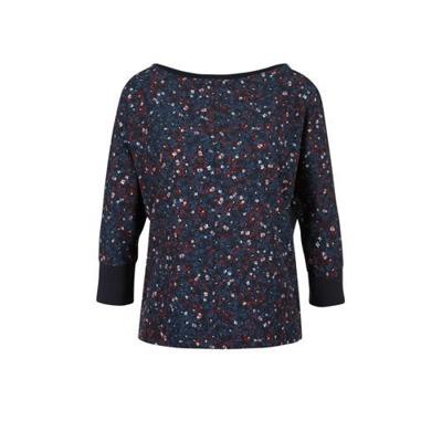 s.Oliver top met all over print marine
