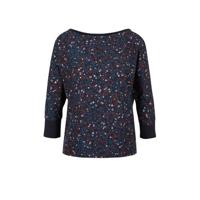 s.Oliver top met all over print marine