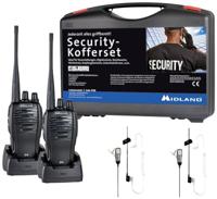 Midland G10 PMR pack of 2 Security-Kofferset incl. AE 32-K Security Headsets