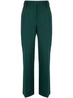 Alexandre Vauthier pantalon taille-haute à motif pied-de-poule - Vert