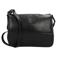 Old West Crossbody Schoudertas met Overslag Zwart