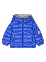 Moncler Enfant veste matelassée à manches longues - Bleu - thumbnail