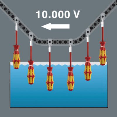 Wera 165 iS 05006461001 VDE Kruiskop schroevendraaier PZ 2 Koplengte: 100 mm