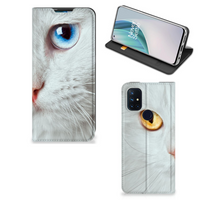 OnePlus Nord N10 5G Hoesje maken Witte Kat