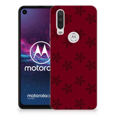 Motorola One Action TPU bumper Sterren Motorola One Action TPU bumper Sterren
