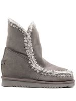 Mou bottines Eskimo à doublure lainée - Gris