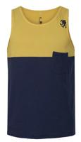 Rafiki tanktop Attempt heren modal/katoen geel/blauw