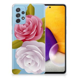 Samsung Galaxy A72 TPU Case Roses