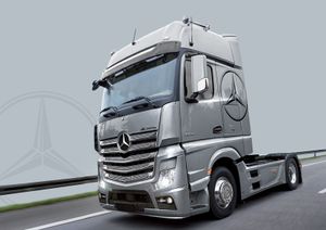 Italeri Mercedes Benz Actros MP4 Gigaspace Vrachtwagen/oplegger miniatuur Montagekit 1:24