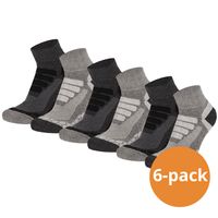 Xtreme Wandelsokken Quarter 6-pack Multi Grey-45/47 - thumbnail