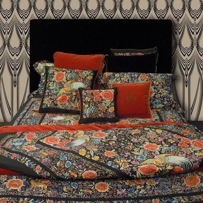 Roberto Cavalli Roberto Cavalli dekbedovertrek Enchanted Garden  red 240x200/220