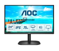 AOC B2 24B2XH/EU LED display 60,5 cm (23.8") 1920 x 1080 Pixels Full HD Zwart - thumbnail