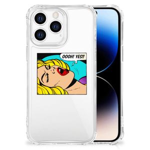 iPhone 14 Pro Anti Shock Bumper Case Popart Oh Yes