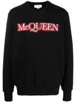 Alexander McQueen sweat à logo imprimé - Noir