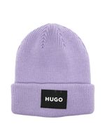 HUGO KIDS bonnet à patch logo - Violet - thumbnail