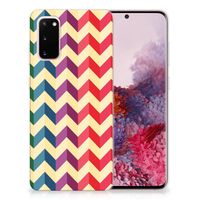 Samsung Galaxy S20 TPU bumper Zigzag Multi Color - thumbnail