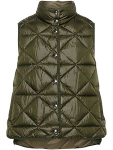 Bimba y Lola quilted down gilet - Vert