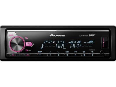 Pioneer MVH-X580DAB Autoradio enkel DIN DAB+ tuner, Aansluiting voor stuurbediening, Bluetooth handsfree
