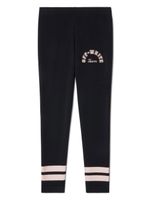 Off-White Kids legging Team 23 à détails rayés - Noir