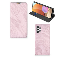 Samsung Galaxy A32 4G | A32 5G Enterprise Editie Standcase Marble Pink - Origineel Cadeau Vriendin - thumbnail