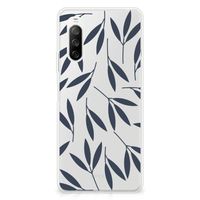 Sony Xperia 10 III TPU Case Leaves Blue - thumbnail