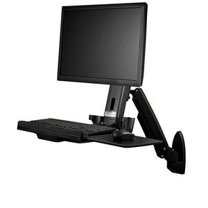 StarTech.com Wand monteerbaar zit-sta bureau werkplek één monitor