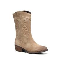 Scapino TwoDay suède cowboylaarzen beige