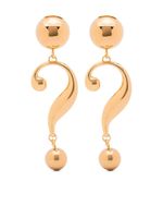 Moschino boucles d'oreilles clip à logo