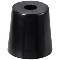 TRU COMPONENTS TC-11654340 Apparaatvoet Verschroefbaar, Rond Zwart (b x h) 50 mm x 50 mm 1 stuk(s) - thumbnail