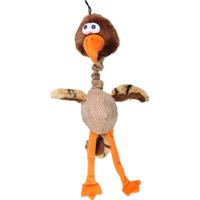Hondenspeelgoed Funky Vogel Bruin 20 x 8.5 x 38 cm Flamingo Bruin