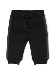 BOSS Kidswear pantalon de jogging à détail monogrammé - Noir