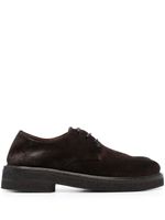 Marsèll chaussures oxford en daim à lacets - Marron