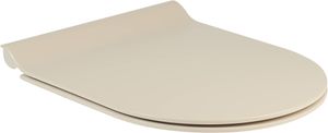 Ben Slim Toiletbril met Softclose en Quick Release Mat Beige