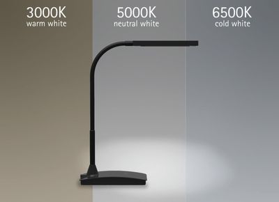 Maul MAULpearly colour vario 8201790 LED-bureaulamp 6 W Energielabel: D (A - G) Zwart