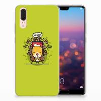 Huawei P20 Telefoonhoesje met Naam Doggy Biscuit