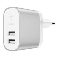CHARGE BELKIN CHARG SECTEUR 2 USB 24W Zilver