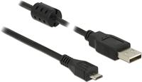 Delock Cable USB 2.0 TIPO-A Macho USB 2.0 Micro-B Macho DE 3,0 M